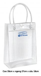 Túi nhựa trong suốt pvc in logo rẻ
