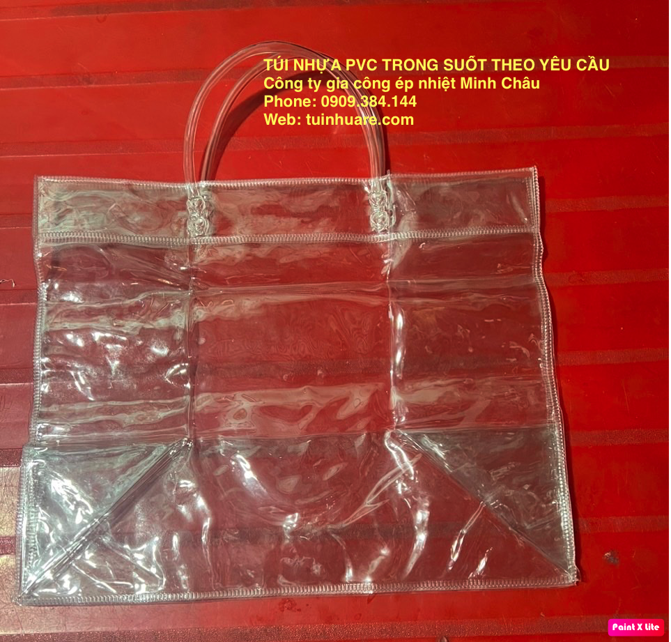 Sản xuất túi nhựa PVC trong suốt giá rẻ