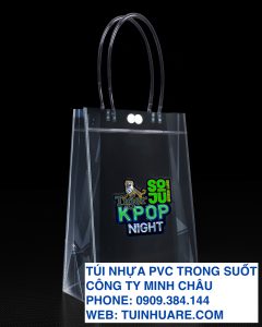 In ấn túi nhựa pvc trong suốt giá rẻ