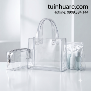 Xưởng Gia Công Túi Nhựa Trong Suốt PVC Theo Yêu Cầu