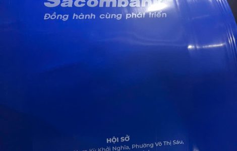Sản xuất túi nhựa in logo ngân hàng