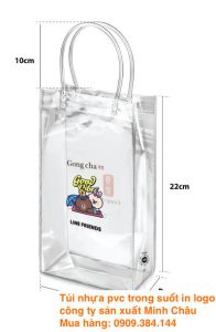 In ấn túi nhựa trong suốt theo yêu cầu